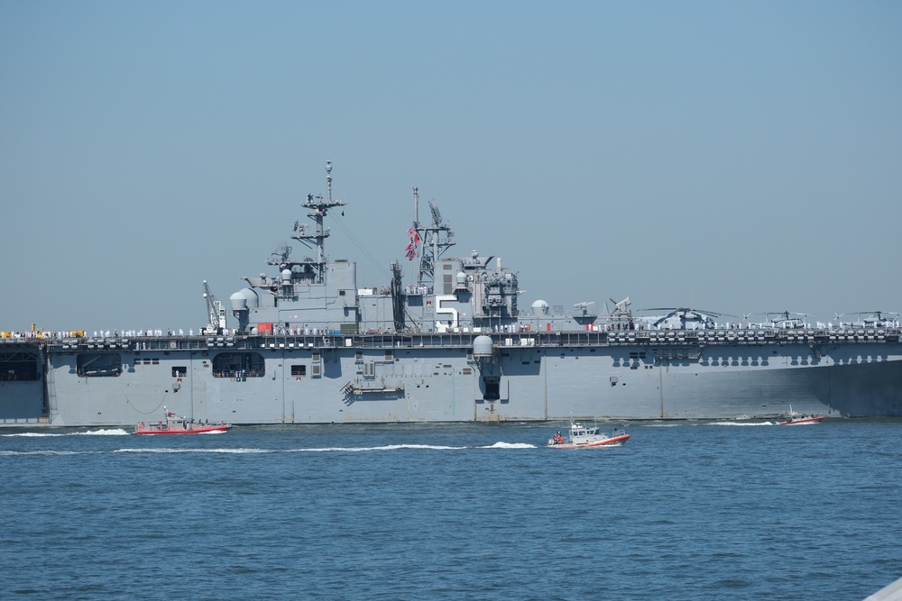 Coast Guard Participates in Fleet Week New York Parade of Ships 2024