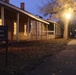 Candlelight Stroll visitors stop at Cavalry Barracks