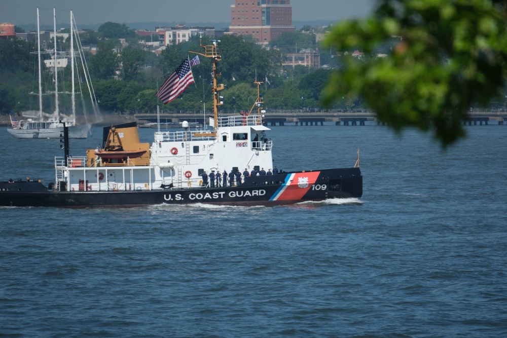 Coast Guard Participates in Fleet Week New York Parade of Ships 2024