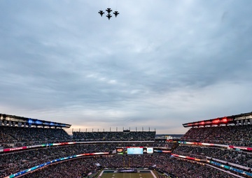 177th Fighter Wing performs Lincoln Financial Field flyover