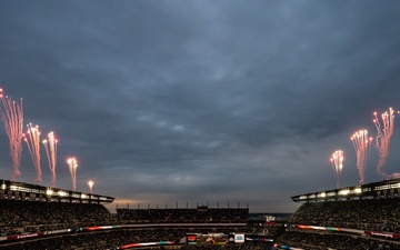 177th Fighter Wing performs Lincoln Financial Field flyover