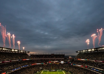 177th Fighter Wing performs Lincoln Financial Field flyover