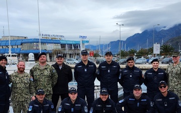 MESG 2 Trains with Montenegrin Navy