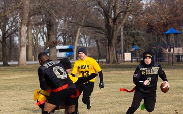 Army beats Navy at flag football on Rock Island Arsenal