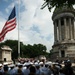 Coast Guard members participate in Memorial Day service