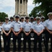 Coast Guard members participate in Memorial Day service