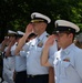 Coast Guard members participate in Memorial Day service