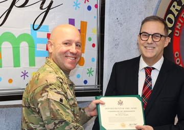 Brian Temple retires after a 32-year career in federal service