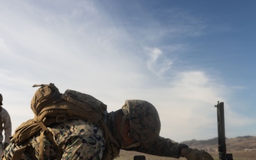 US Marines conduct crew-served weapons range