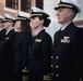 Robert E. Bush Naval Hospital conducts command dress blue inspection