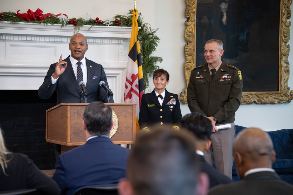 Governor Wes Moore Reads Army-Navy 125th Game Proclamation