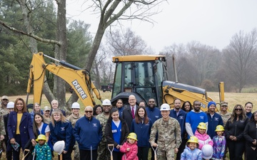 Investing in families: Andrews breaks ground on $25M child development center