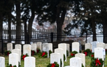 Offutt community gathers for National Wreaths Across America Day