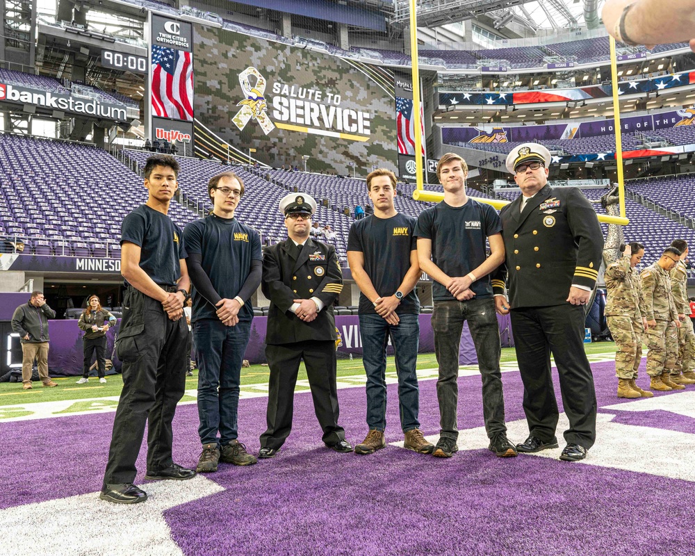 Enlistment at Minnesota Vikings Game