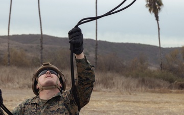 Marines conduct Helicopter Rope Suspension Techniques course with EOTG