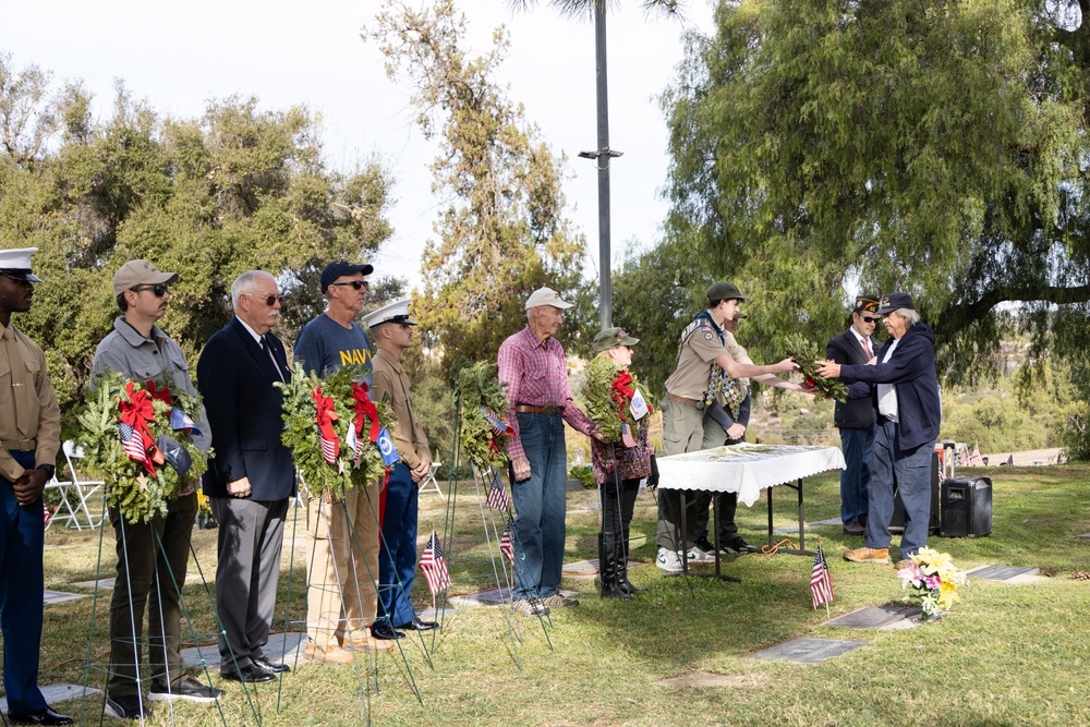 Valley Center Cemetery Celebrates Wreaths Across America 2024