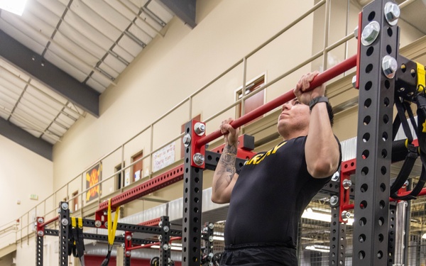 Soldiers from WRAIR-West participate in BET-HIIT training