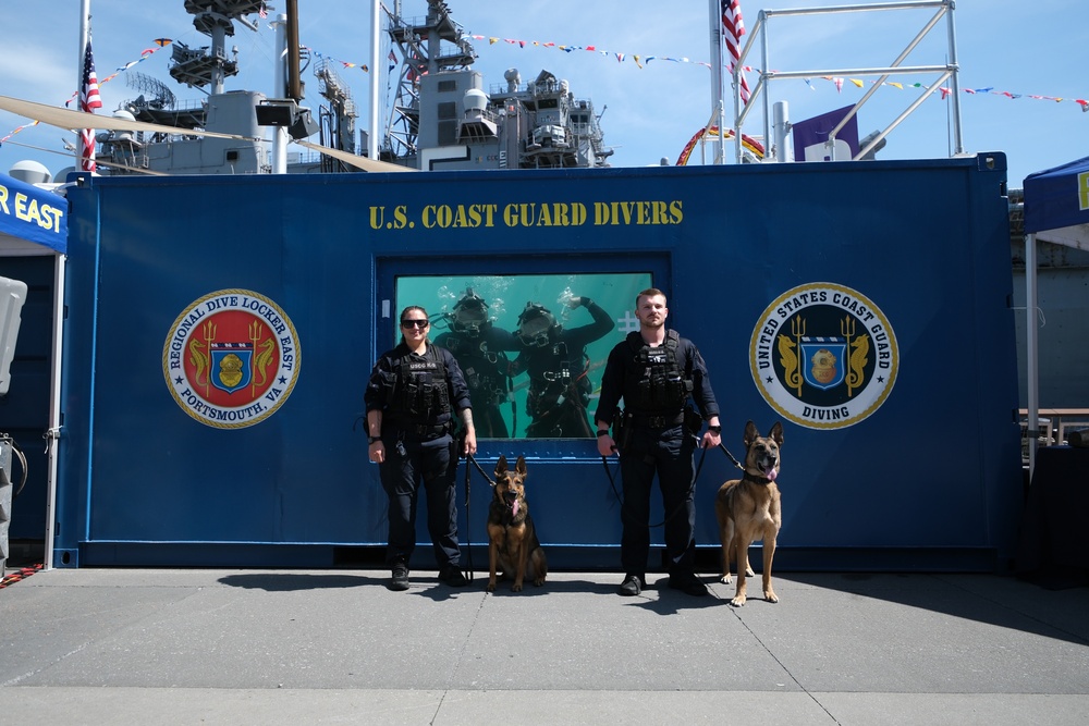 Coast Guard Divers support recruitment during Fleet Week