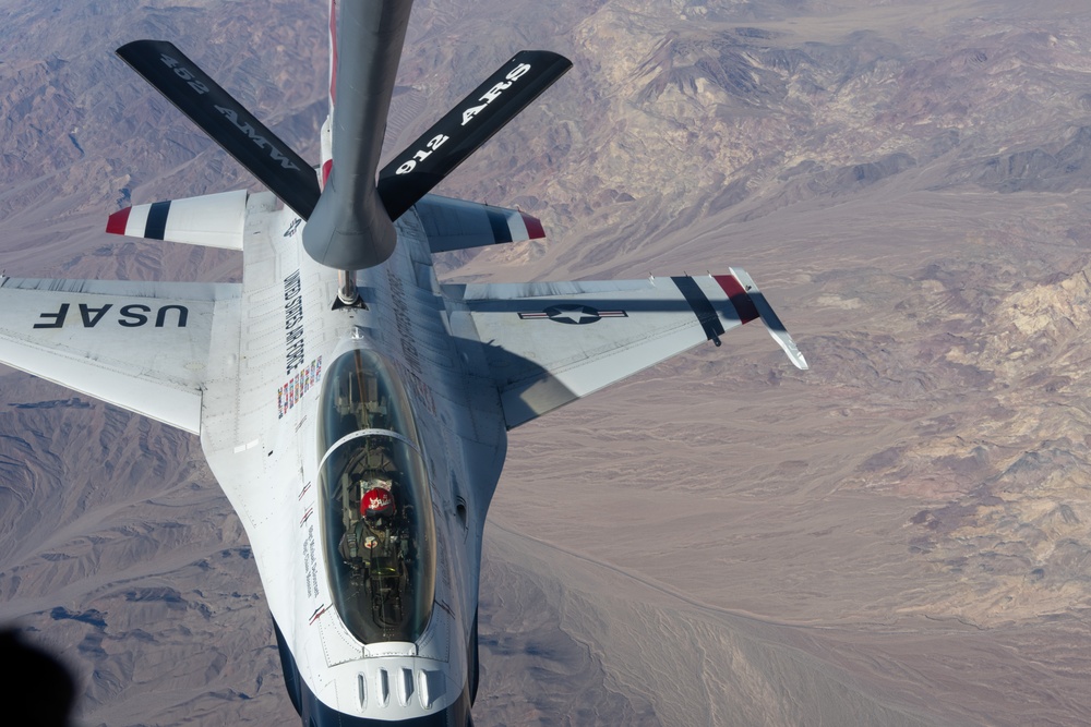 USAFADS conduct aerial refueling training with the 912th ARS during Thunder Tanker 2024