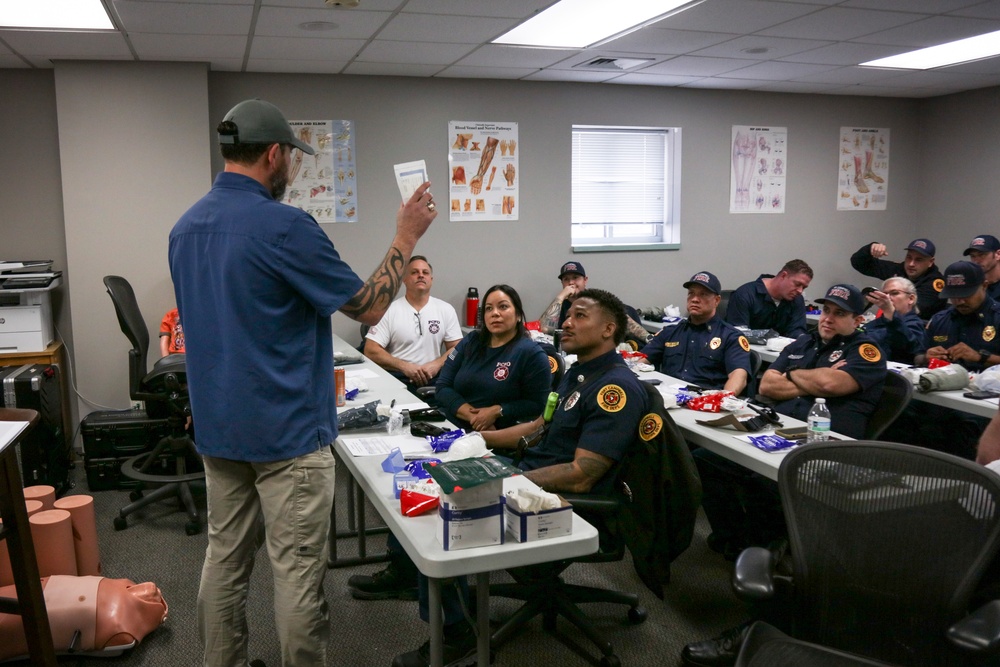 BACH ESD Trains Fort Campbell EMS