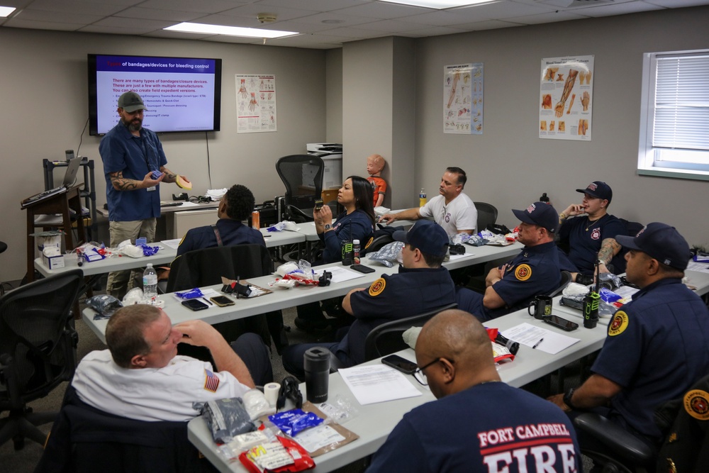 BACH ESD Trains Fort Campbell EMS