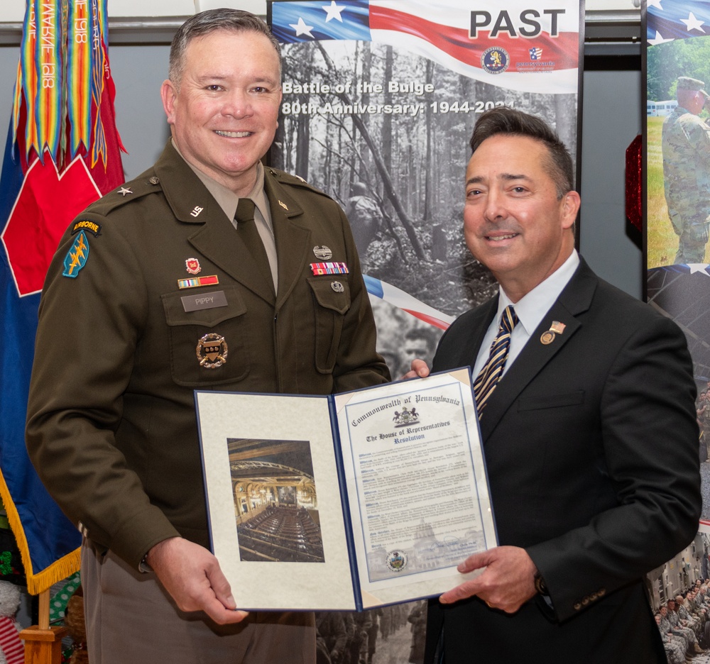 Pa. National Guard observes 80th anniversary of bloodiest battle in World War II, commemorates 28th ID’s role in Battle of the Bulge