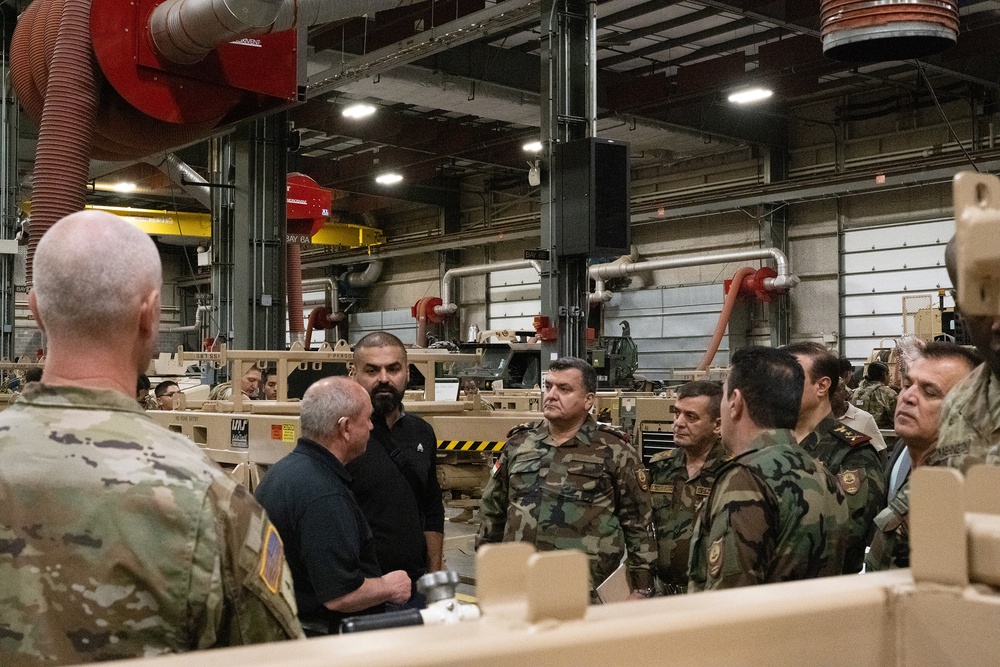 Ministry of Peshmerga Affairs Visit to the Ordnance Corps School