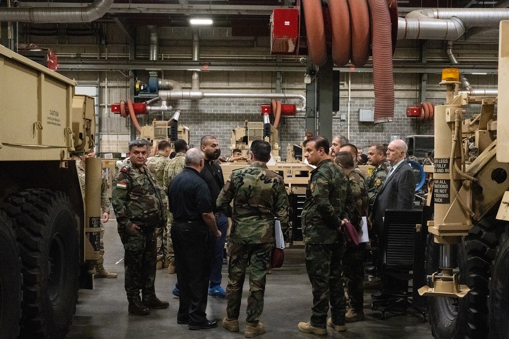 Ministry of Peshmerga Affairs Visit to the Ordnance Corps School