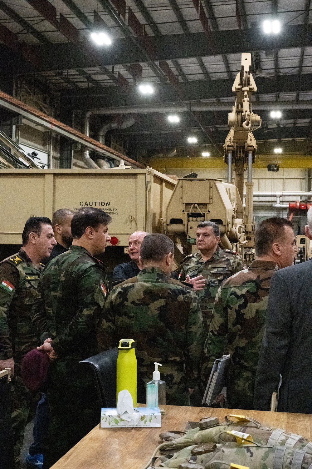 Ministry of Peshmerga Affairs Visit to the Ordnance Corps School