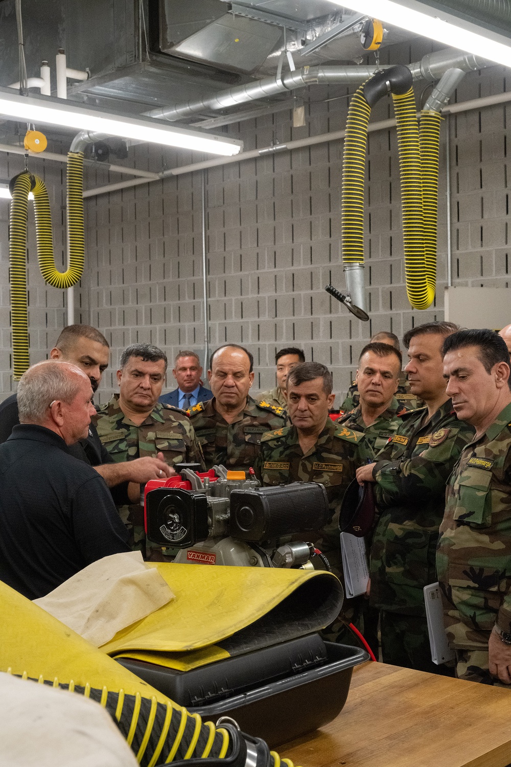 Ministry of Peshmerga Affairs Visit to the Ordnance Corps School