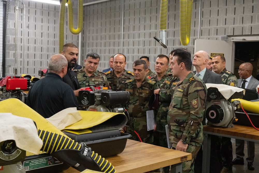 Ministry of Peshmerga Affairs Visit to the Ordnance Corps School