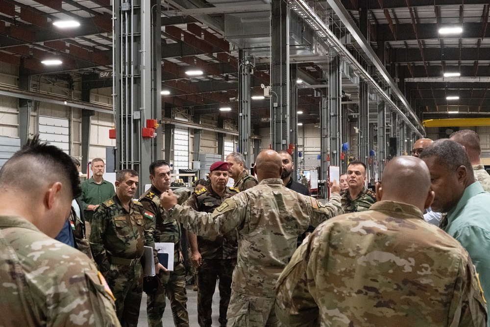 Ministry of Peshmerga Affairs Visit to the Ordnance Corps School
