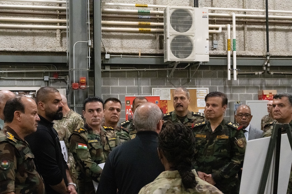 Ministry of Peshmerga Affairs Visit to the Ordnance Corps School
