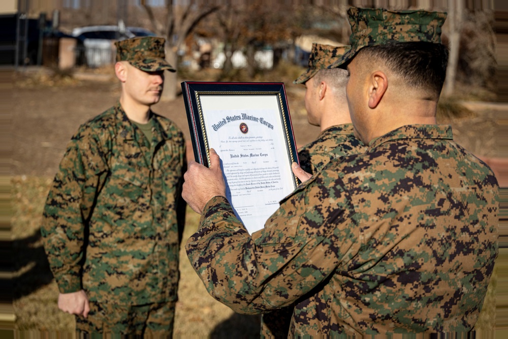 Master Sgt. Travis D. White Promotion Ceremony