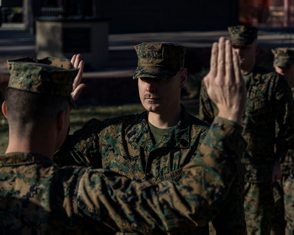 Master Sgt. Travis D. White Promotion Ceremony