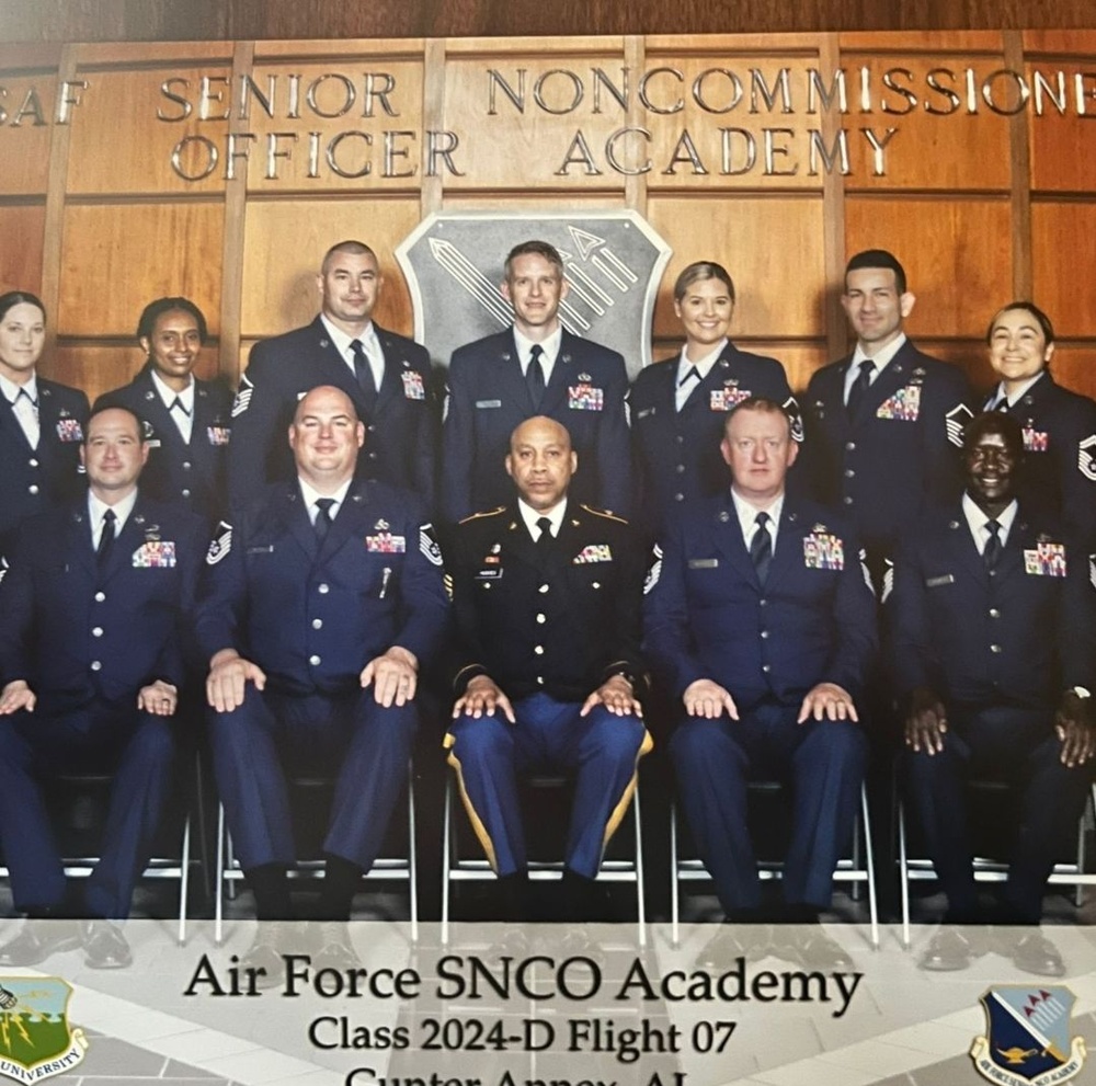 Fostering Joint Force Integration: D.C. National Guard Soldier Completes AF Senior NCO Academy