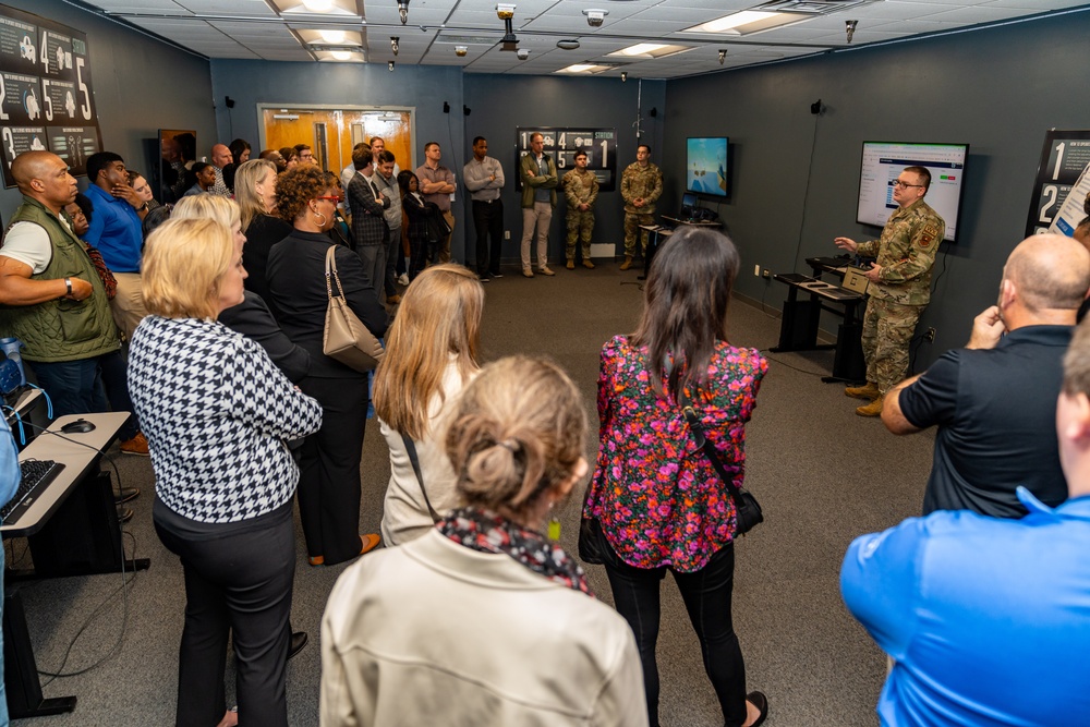 Mississippi leaders tour Keesler AFB