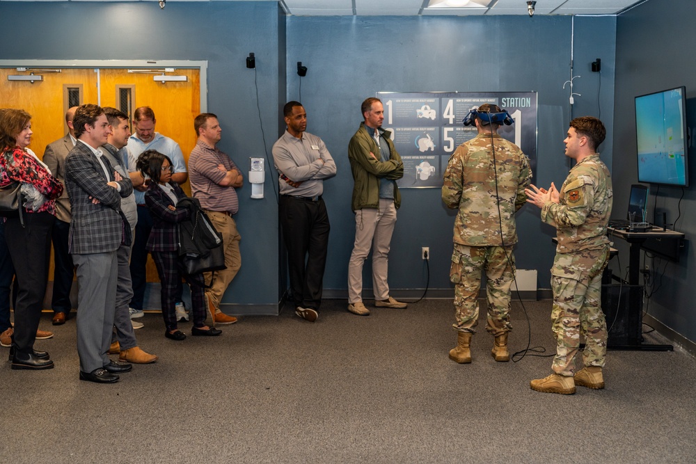 Mississippi leaders tour Keesler AFB