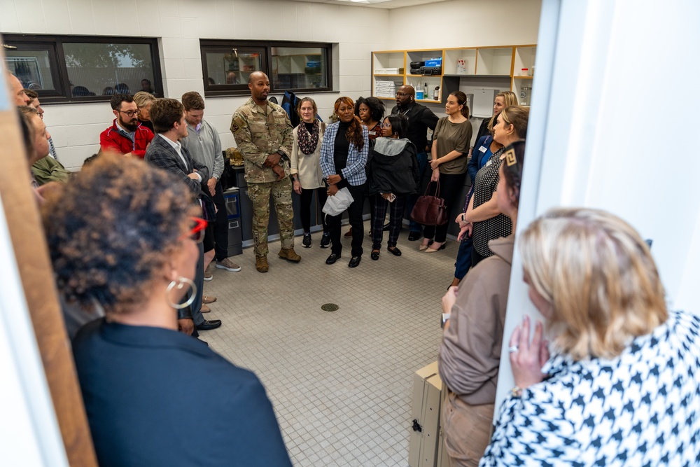 Mississippi leaders tour Keesler AFB