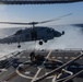 HSM 60, DET 2 Conducts Vertical Replenishment (VERTREP) and Helicopter In-Flight Refueling (HIFR) Drills Aboard the USS Oscar Austin (DDG 79)