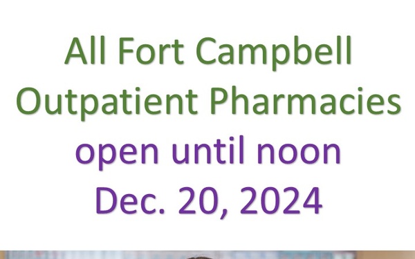 BACH Outpatient Pharmacies Open till Noon