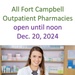 BACH Outpatient Pharmacies Open till Noon