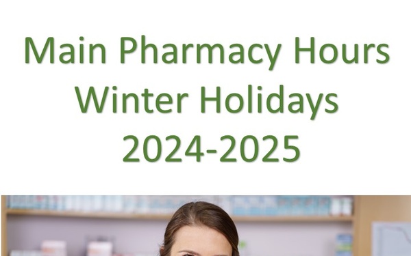 BACH Main Pharmacy Hours