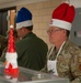 114th Fighter Wing leadership serve holiday meal to Airmen