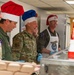 114th Fighter Wing leadership serve holiday meal to Airmen