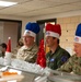 114th Fighter Wing leadership serve holiday meal to Airmen