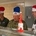 114th Fighter Wing leadership serve holiday meal to Airmen