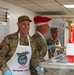 114th Fighter Wing leadership serve holiday meal to Airmen