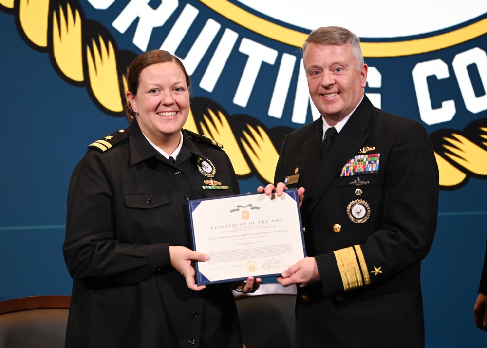 Navy Recruiters of the Year Awarded