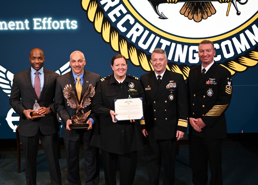 Navy Recruiters of the Year Awarded